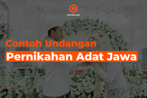 Contoh Undangan Pernikahan Adat Jawa