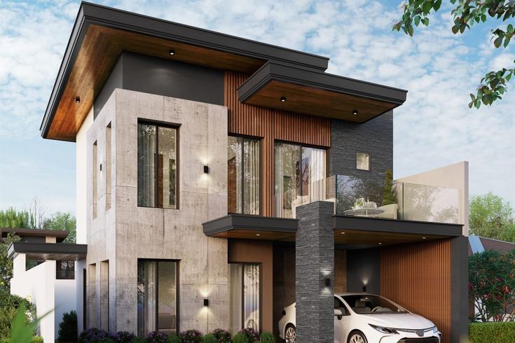 Rumah Minimalis 3 Kamar Desain Industrial